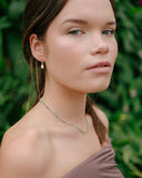 Gleaming Emerald Short Necklace