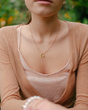 Mystical Moonstone Necklace with Butterfly charm