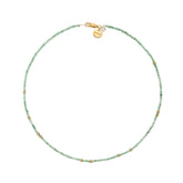 Gleaming Emerald Short Necklace