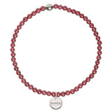 Amuleto Garnet Bracelet - Small bead