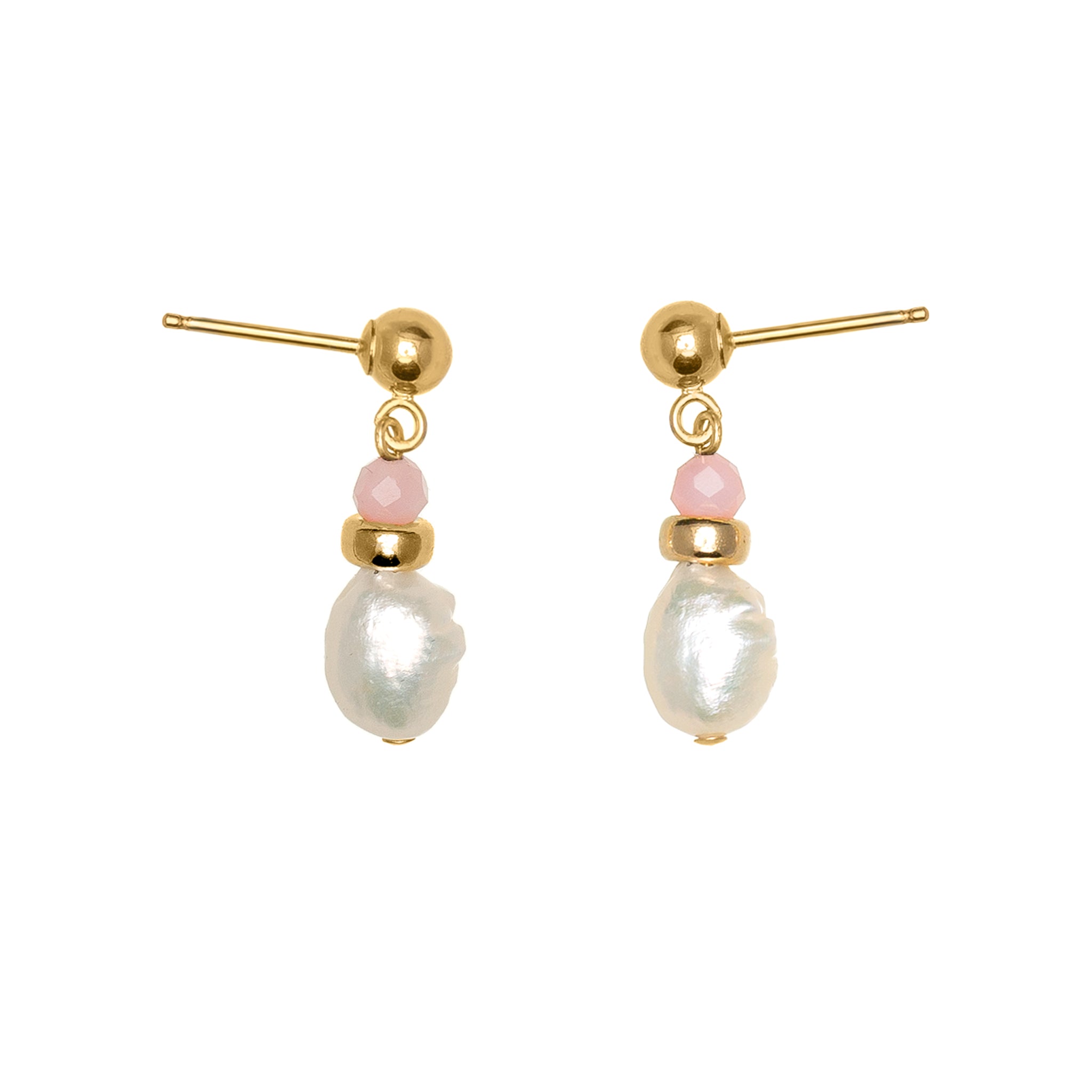 Magic Opal & Pearl Droplet Earring – V A N I A