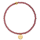 Amuleto Garnet Bracelet - Small bead