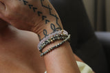 Amuleto Dalmatian Jasper Wrap Bracelet - Small bead