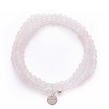 Amuleto Rose Quartz Wrap Bracelet - Small bead